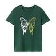 thumbnail image 1 of Camiseta para mujer con cuello redondo, camiseta básica para desplazarse, acampar, ir de compras M, 1 of 7