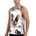 thumbnail image 2 of Fuzoiu Pedigree dogs collage Men's Workout Tank Tops,Sleeveless Gym Shirt Quick Dry,Fitness Bodybuilding T-Shirt,Muscle Athletic Workout Tee-4X-Large, 2 of 7
