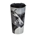 thumbnail image 2 of Evergreen Ceramic Travel Cup withbox 17oz. Wild Horses, 2 of 4