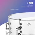 thumbnail image 2 of Donner DDS-1000 Crystal 22-inch 5-Drum Set for Adults Transparent+White, 2 of 9