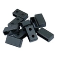thumbnail image 3 of 10 Pcs Boucles en Caoutchouc Cuir Noir Silic Remplacement Bandes en Résine Support Support Support pour BA100 GA100 Support - 2mm, 3 of 5