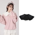 thumbnail image 4 of Classic Lolita Doll Ruffles Collar Removable Collar Dresses Accessory for Black, 4 of 8