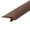 Brown, variant on Outwater T-Molding 1-1/4 Inch Natural Oak Woodgrain Flexible Polyethylene Off-Set Barb Tee Moulding 250 Foot Coil