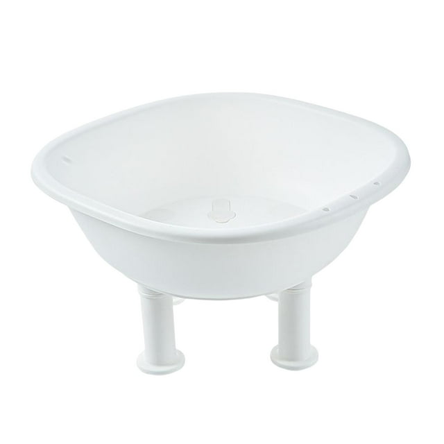Bañera de asiento Bañera de asiento Bañera de Bañera de asiento para asiento de inodoro Lavabo de baño de asiento Blanco Yuyangstore Tina de baño de asiento