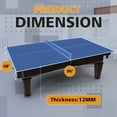 thumbnail image 3 of 8ft Blue Mid-Size Ping Pong Conversion Top Foldable & Portable Table Tennis Table Top for Indoor Games, 3 of 10