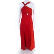 Pre-owned|Jill Jill Stuart Womens Colorblock Halter Gown Size 2 12214545