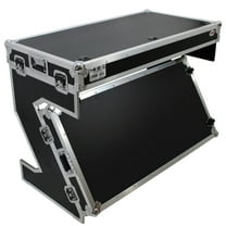 ProX XS-ZTABLE Z-Style DJ Table Portable Flight Case with Handles and Wheels