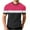 Hot Pink, variant on Men's Short Sleeve V Neck Shirt Waffle Knit Old Money Style Textured Tee, Summer Solid Color Regular Fit Quick Dry Stretch Pullover Tops for Casual Daily Wear Vacation Home, Plus Size