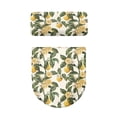 thumbnail image 5 of SEANATIVE Lemon Toilet Lid Cover Set Stays in Place Bathroom Replacement Toilet Tank Covers Protectors, Polyster Fabric Covers Dormitory Toilet Decor Water Resistant Toilet Lid Cushion, 2pcs, 5 of 7