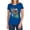 Royal, variant on JLA Heroes Unite Women's T Shirt, Navy, Medium
