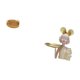 thumbnail image 5 of Cestas de almacenamiento,Cestas de almacenamiento de cocina tejidas con asas hechas a mano,Cestas de pan redondas Bandejas para servir Rectángulo,Estatua con bandeja para guardar, 5 of 8
