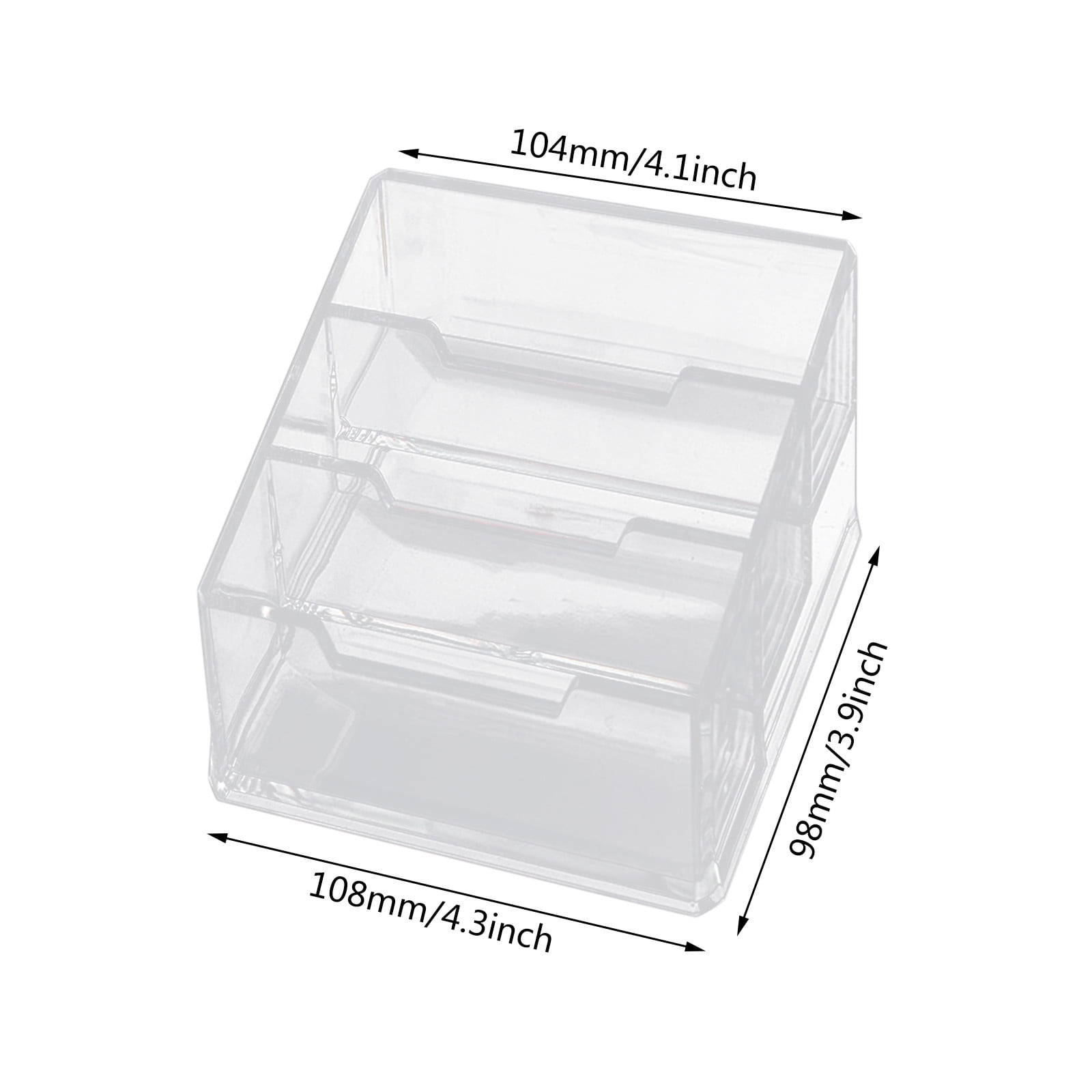 Acrylic Transparent Business Desk Business Card Holder Business Card