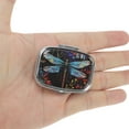 thumbnail image 5 of Unique Bargains 1 Pc 2 Compartments Square Design 6 Dragonfly Pill Case Portable for travel Multicolor, 5 of 6