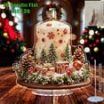 thumbnail image 4 of PRETXORVE Christmas Decorations, Christmas Tree Decorations, Christmas Candle forest 2D Flat Acrylic Decoration Christmas Holiday Family Party Tabletop Decoration, 4 of 6