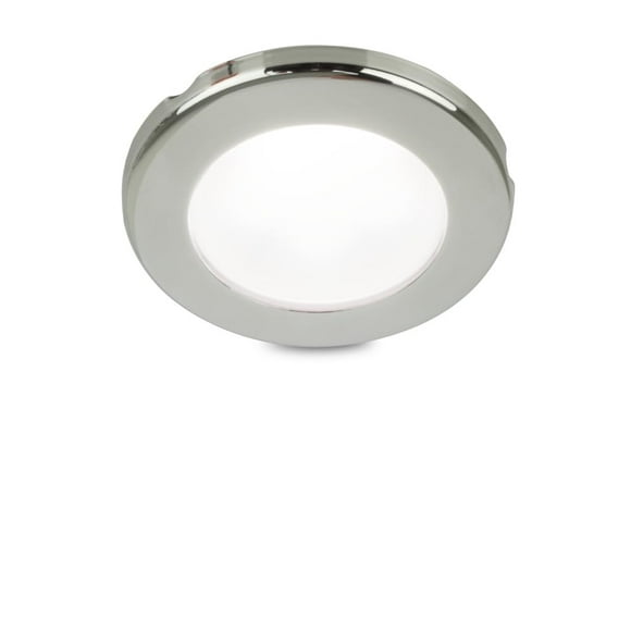 Down Light Hella Marine EuroLED 75 3, redondo, 12 V, acero inoxidable