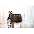 thumbnail image 3 of Bolsa Montana West con cadena acolchada para mujer, color café MWC-040CF, 3 of 7