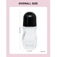 thumbnail image 2 of Tutuviw 2 Pcs Glass Empty Roller Bottles with Plastic Roller Ball, Deodorant Roll on Bottles Containers, Massage Roller Ball Bottles with Cap for Essential Oils Perfume Cosmetics (30ml), 2 of 7