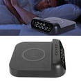 thumbnail image 1 of Cargador Inalámbrico Reloj Despertador Pantalla de Temperatura Multifuncional Estación de Carga LED de 10 W con Carga Estable Pantalla LED HD Función de Recordatorio de Reloj ANGGREK Otros, 1 of 8