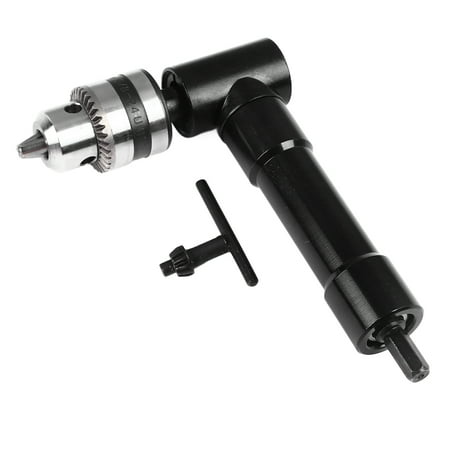 

2024 Right Angle Converter 90 Degree Corner Drill Adapter Electric Drill Chuck Attachment for Home and Industrial Repair Metal Case with Key