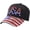 Black, variant on Jiibva American Flag Baseball Cap Sparkle Rhinestone USA Flag Trucker Hat Adjustable Hip Hop Hat for Men Women