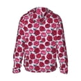 thumbnail image 3 of Balery Rose Flowers Men's Women's UPF 50+ Sun Protection Lightweight Hoodie Performance Long Sleeve Shirt for Fishing Running-Medium, 3 of 9