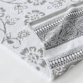 thumbnail image 6 of Modern Threads Ophelia 6-Piece Cotton Bath Towel Set, Stone, 6 of 17