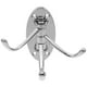thumbnail image 3 of Perchero giratorio plegable de metal macizo, resistente, con brazo oscilante triple, para baño, cocina y dormitorio - Estilo B (plateado), 3 of 7