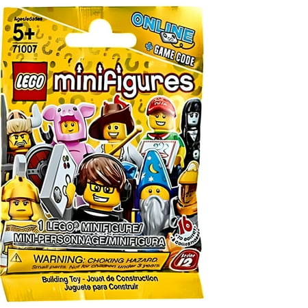 LEGO Minifigures 71007 Series 12 Building Set Element, One Random Pack