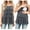 Dark Grey, variant on Women's Tiered Maternity Nursing Cami Sleeveless Nursing Top Breastfeeding Clothes