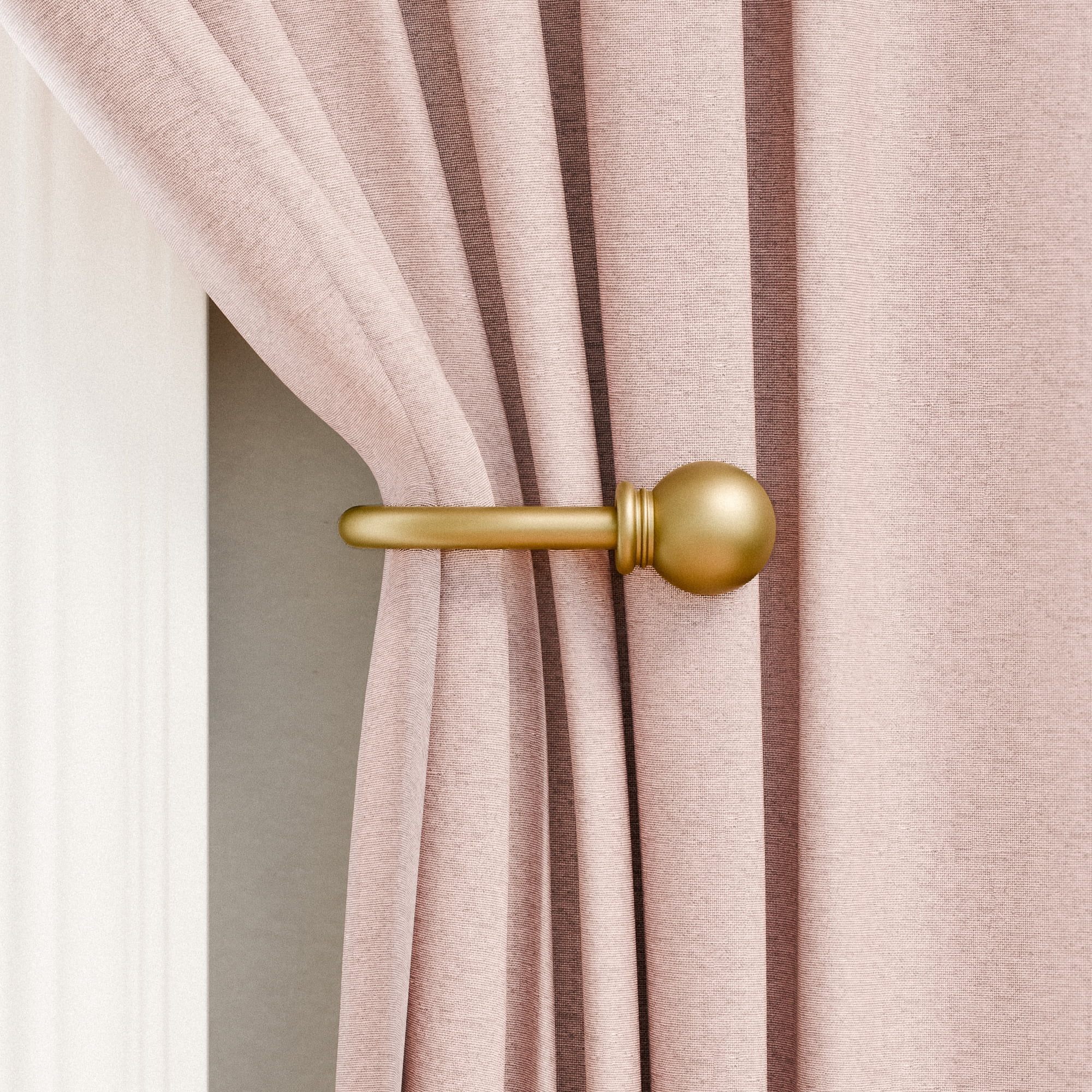 Mainstays Gold Ball Curtain Holdbacks, 2 Count