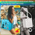 thumbnail image 3 of Oudizz 6Pcs Key Holder for Bogg Bag, Insert Hooks Accessories for Beach Bag, Carabiner Keychain Charm for All Size Bogg Bags, 3 of 10