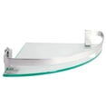 thumbnail image 1 of Canastilla Esquinero Para Baño De Aluminio Vidrio Hi309 Plateado, 1 of 3