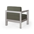 thumbnail image 6 of Darius Outdoor Aluminum Club Chairs, Set of 2, Sliver, Gray, 6 of 12