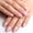 Pink, variant on 32 count White Chrome Press Nails Short Almond Nails Mirror False Nails With Design Solid Color Full Cover Stick For Women DIY Manicure Decoration