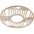 thumbnail image 2 of 24"OD x 8 3/4"ID x 1/4"T Empire Wood Fretwork Pierced Ceiling Medallion, Alder, 2 of 3
