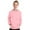 Pink, variant on YIZYIF Kids Girls Casual Hoodie Sweatshirt Outdoor Sportswear Long Sleeve Drawstring Hooded Pullover Tops Pink 5-6