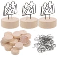 thumbnail image 2 of 20Pcs Novel Creative Paper Clip Desktop Photo Holder Table Number Stand Place Card Holders, 2 of 8
