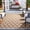 Beige/Cream, variant on SAFAVIEH Beach House Callahan Geometric Indoor/Outdoor Runner Rug Blue/Cream, 2' x 8' - Traditional Design, Blue & Creme, Weather Resistant, Non-Shedding & Easy Cleaning, Ideal for Patio, Entryway, M