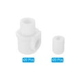 thumbnail image 3 of Uxcell 8mm Flex Cord Grip, Wire Lock Toggle Stopper Rope Cable Stop Fastener Gland with Strain Screws White 20 Pack, 3 of 6