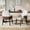 Beige,Brown, variant on DRNANLIT Indoor Dining Chair Set of 2,Two-Tone Fabric Armchair, Sturdy Frame, Modern Accent Chair, 300lbs, Beige & Yellow
