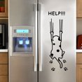 thumbnail image 1 of Cute Sticker Fridge Happy Delicious Kitchen Fridge Wall Stickers Art, 1 of 3