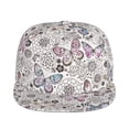thumbnail image 2 of Bingfone Baseball Cap,Snapback Trucker Hat for Men & Women with Adjustable-Vintage Butterflies, 2 of 9