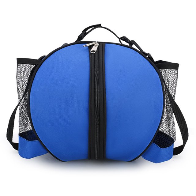 Generic Sac de Sport Unisexe à Bandoulière pour Basketball, Volleyball, Soccer - Bleu, Tissu Oxford Durable, Design Compact et Léger