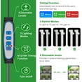 thumbnail image 3 of LED Plant Grow Light Strips Grow Lights for Indoor Plants Full Spectrum Growing Lamp with Auto On/Off //Hrs Timer Dimmable Levels Switch Modes for Hydroponics Seedling Pac, 3 of 6