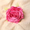 thumbnail image 1 of Cabeza de flor de rosa de tela de seda, flor artificial, flor artificial, decoración del hogar para bodas, disfraces, 1 of 6