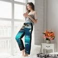 thumbnail image 5 of Pofeuu Hawaiian Ship Dolphin Print Women's Fashion Pajama Pants with Pockets Comfy Drawstring Sleep Lounge Bottoms-Small, 5 of 6