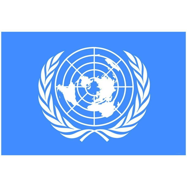 United Nations Flag Poster Print Poster - 19x13 - Walmart.com - Walmart.com