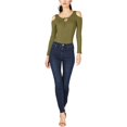 thumbnail image 1 of Mono acanalado para mujer verde mediano Sage The Label, 1 of 2