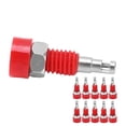 thumbnail image 1 of Banana Socket Banana Female Socket Banana Adapter Panel 10pcs 2mm Banana Female Jack Socket Connector Adapter Panel Mini Binding Post For Electronic Instrument, 1 of 8