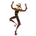thumbnail image 2 of Happy Cheerful Harlequin Jester Wall Decal Wallmonkeys Peel and Stick Graphic (24 in H x 17 in W) WM502888, 2 of 4